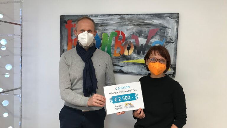 Solvion Weihnachtsspende 2021
